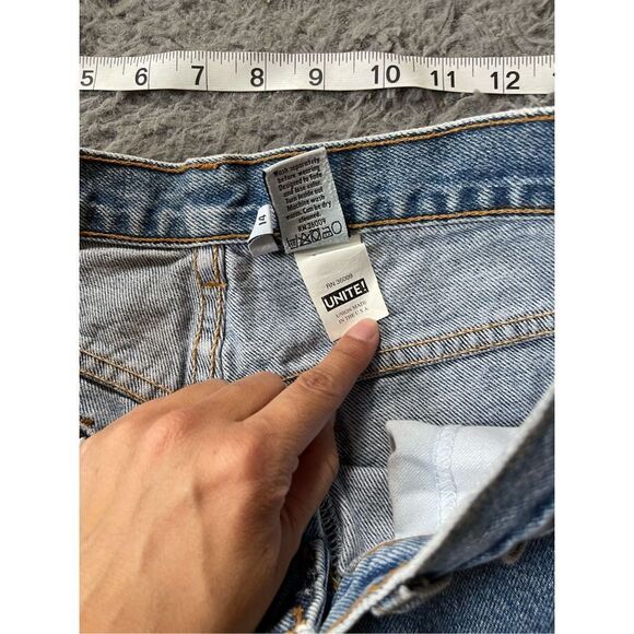 Vintage Calvin‎ Klein made in USA mom high rise jeans size 14 - Picture 8 of 9